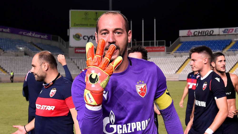 Milan Borjan s jasnom aluzijom (©Starsport)